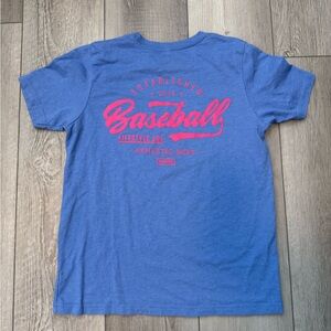 Blue Baseball Kids T-Shirt